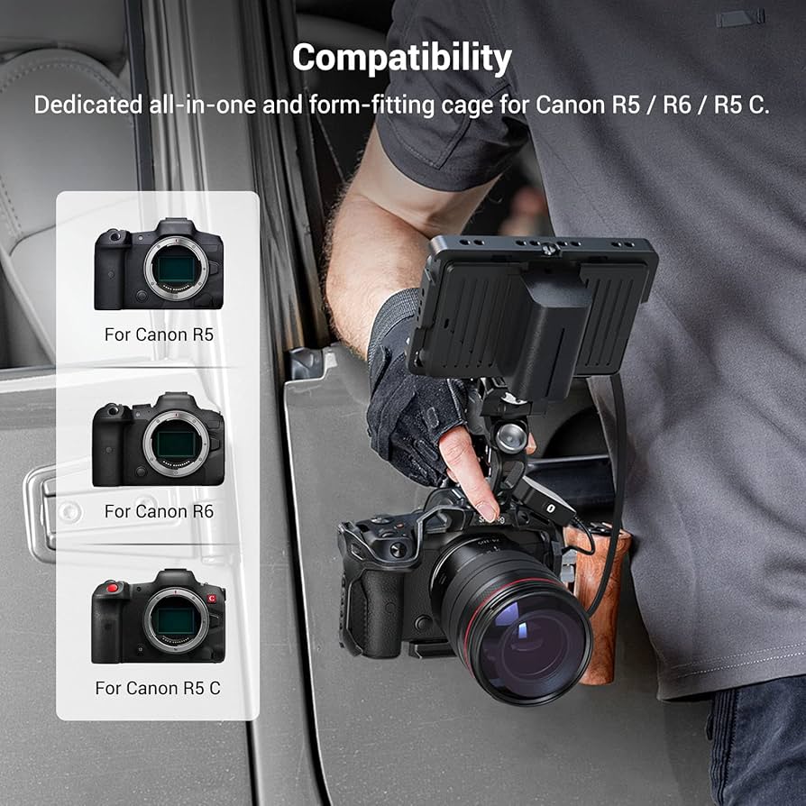 Canon - R5・R6用 SmallRig ケージ+ハンドルセット Amazon | SmallRig R5 / R6 / R5C Canon用 トップハンドルキット